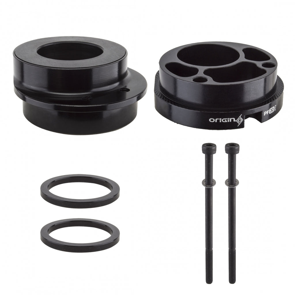 ORIGIN 8 ECCENTRIC PF30 TO SHIMANO RD/MTN BLACK w/SPACERS