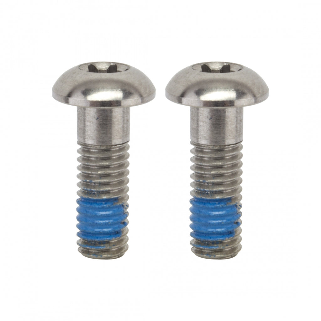 SRAM DISC ADAPTER SCREWS ONLY 15mm T25 SS PAIR f/FLAT MOUNT CALIPER