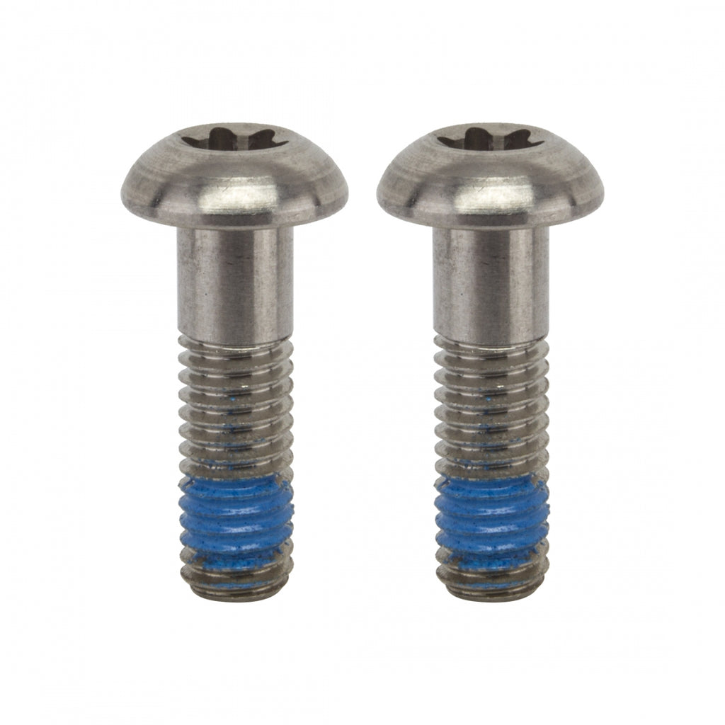 SRAM DISC ADAPTER SCREWS ONLY 17mm T25 SS PAIR f/FLAT MOUNT CALIPER