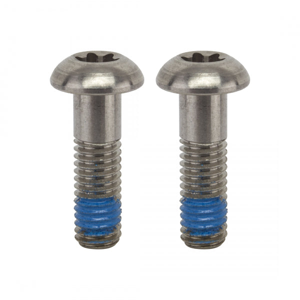 SRAM DISC ADAPTER SCREWS ONLY 17mm T25 SS PAIR f/FLAT MOUNT CALIPER