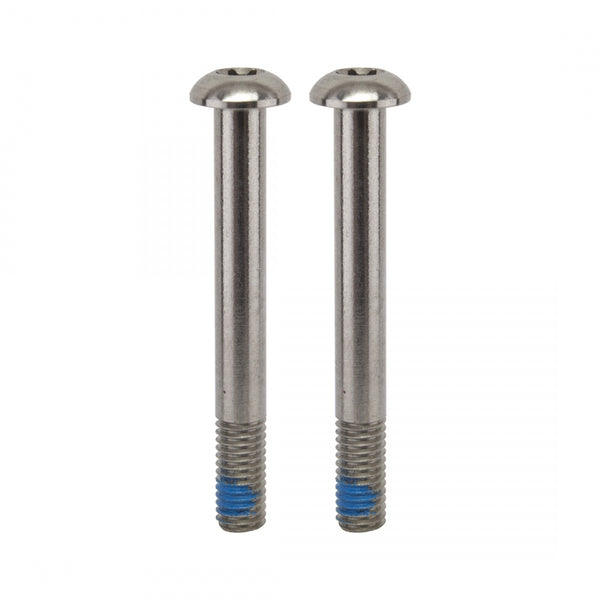 SRAM DISC ADAPTER SCREWS ONLY 42mm T25 SS PAIR f/FLAT MOUNT CALIPER