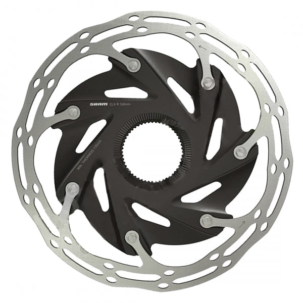 SRAM DISC ROTOR 160 C-LINE XR ROAD CL 2-PIECE ROUNDED SL/BK