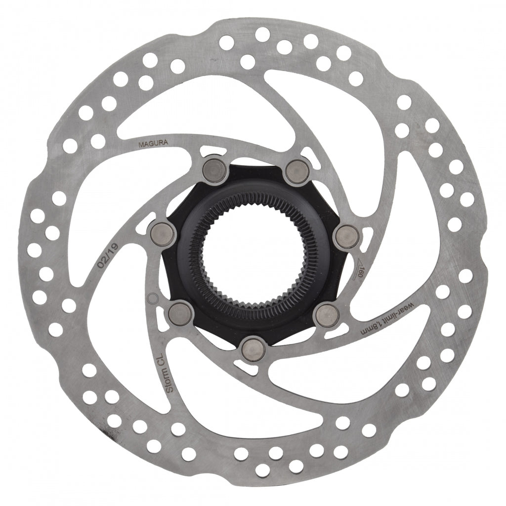 MAGURA DISC ROTOR STORM CL 160 2-PC w/CTR LOCK RING f/TA SL/BK