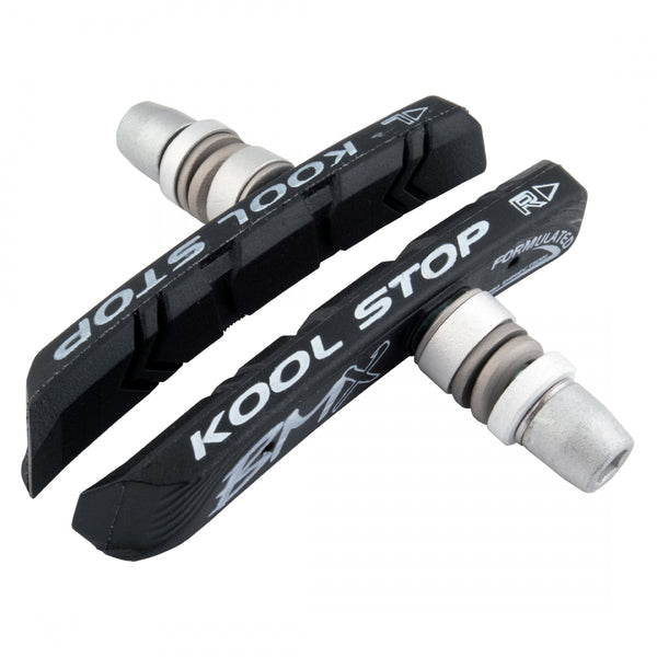 KOOL-STOP V-BRAKE BMX BLACK PAIR w/HRDWR