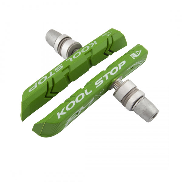 KOOL-STOP V-BRAKE BMX GN PAIR w/HRDWR