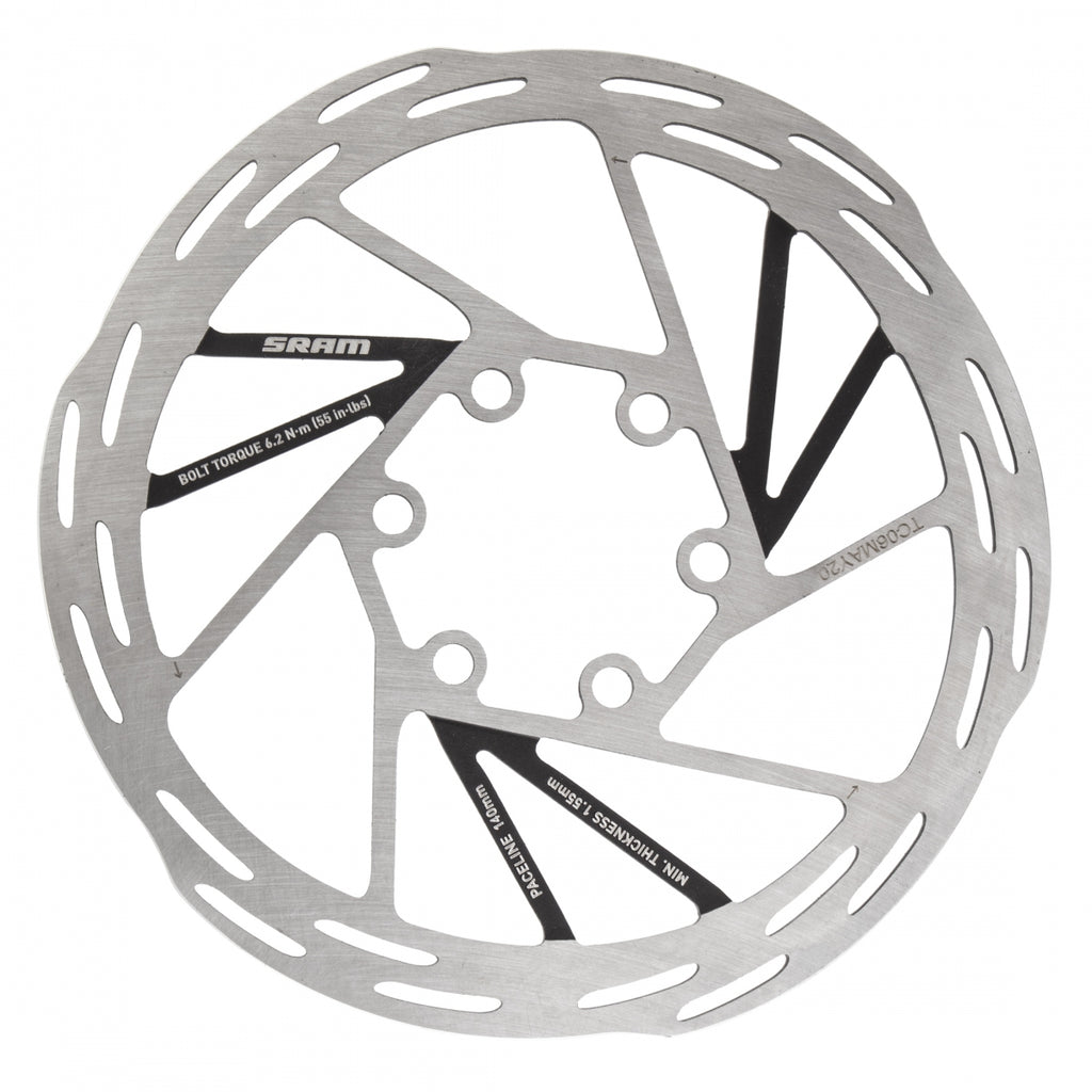 SRAM DISC ROTOR 140 PACELINE 6B ROUNDED BLACK