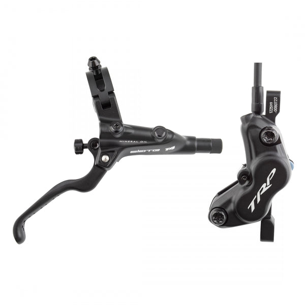 TRP SLATE T4 REAR w/LVR no/ROTOR BK/BK