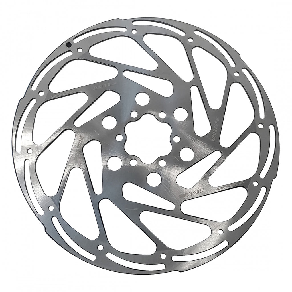 TRP DISC ROTOR RS02M 203mm 6b 1pc SILVER w/BOLTS/RUST-BLOCKER