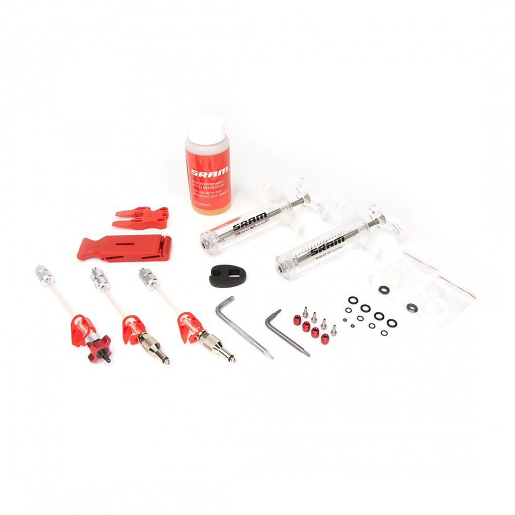 BRAKE DISC SRAM BLEEDKIT PRO DOT V2w/FLUID w/BLEEDING EDGE FITTING