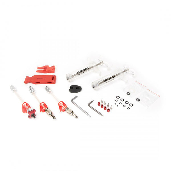 BRAKE DISC SRAM BLEEDKIT PRO DOT -V2 NO FLUID w/BLEEDING EDGE FITTING