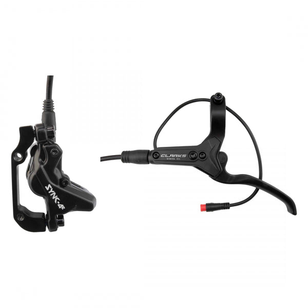 CLARKS SYNC-4E HYDRAULIC FRONT w/LVR  NO ROTOR BLACK