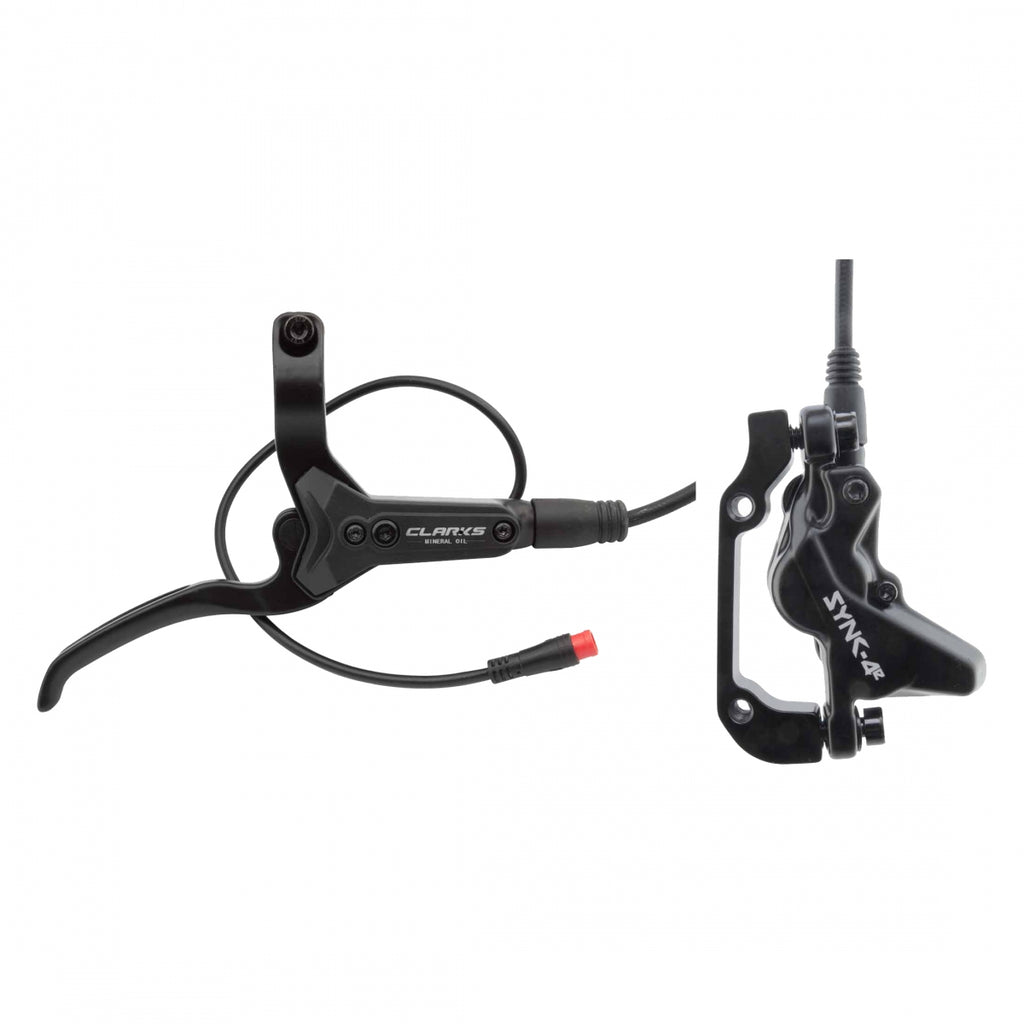 CLARKS SYNC-4E HYDRAULIC REAR w/LVR NO ROTOR BLACK
