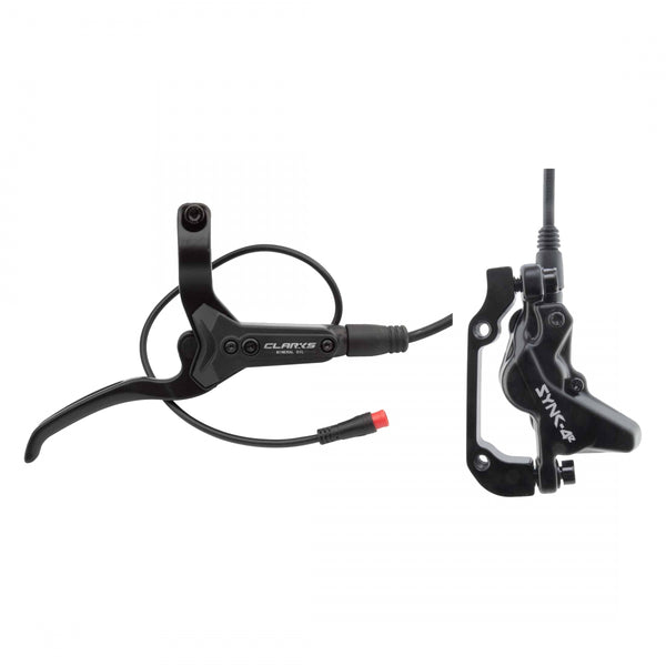 CLARKS SYNC-4E HYDRAULIC REAR w/LVR NO ROTOR BLACK