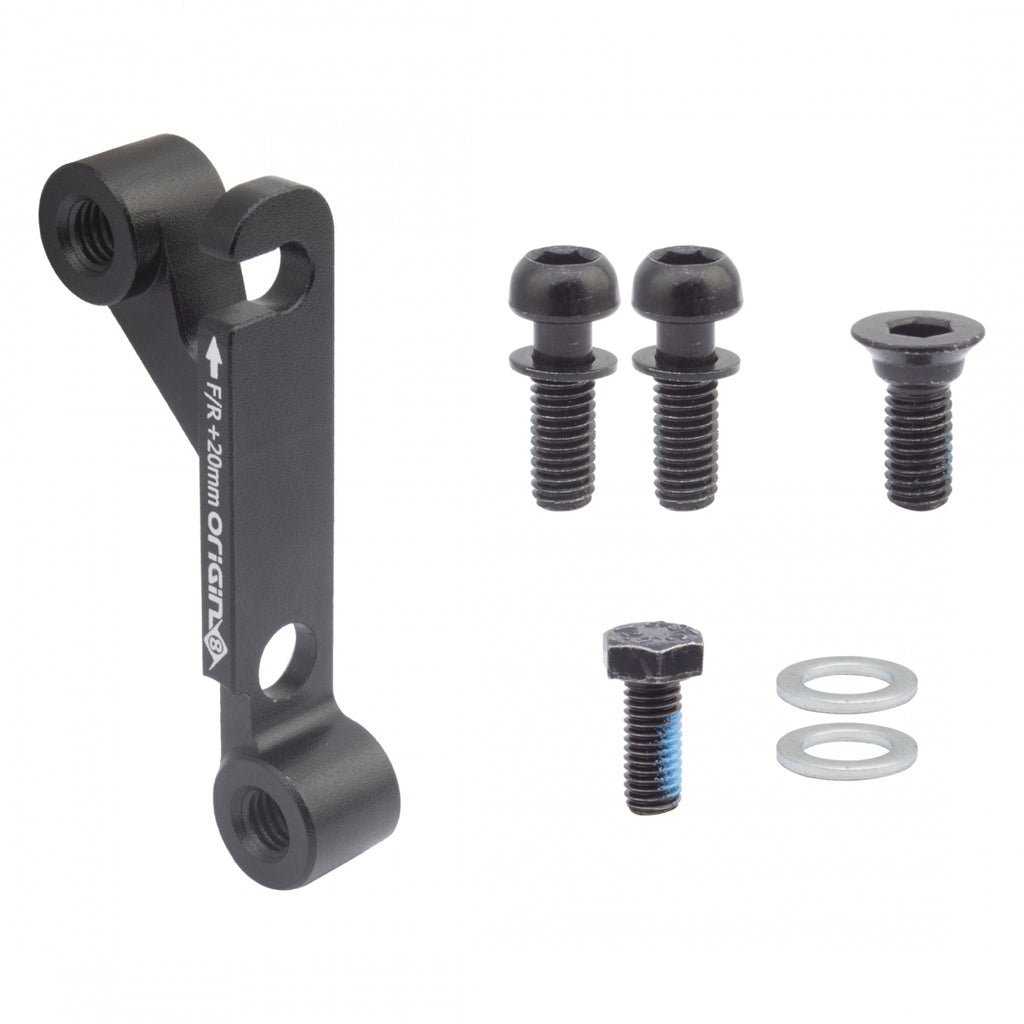 ORIGIN 8 VISE DISC ADAPTER F/R IS/FM +20mm BLACK