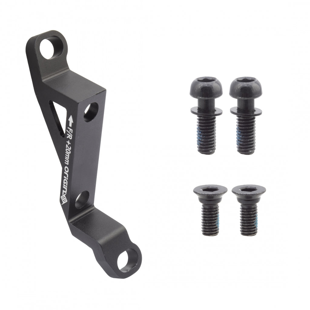 ORIGIN 8 VISE DISC ADAPTER F/R PM/FM +20mm BLACK