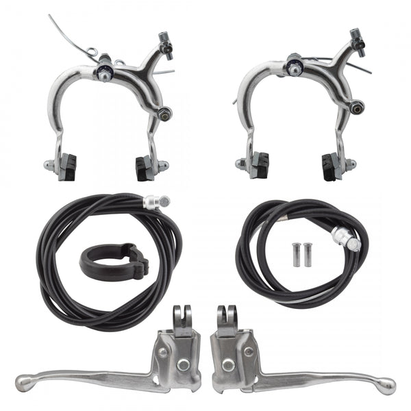 SET SUNLITE ALLOY F+R w/LVRS 73-91mm SILVER