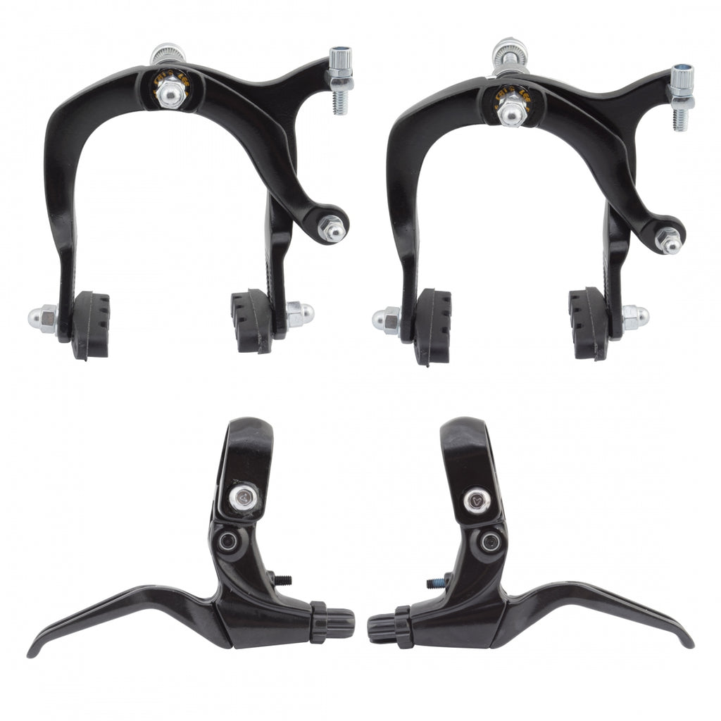 SET SUNLITE MX ALLOY F+R W/LVRS BLACK