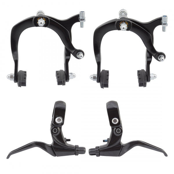SET SUNLITE MX ALLOY F+R W/LVRS BLACK