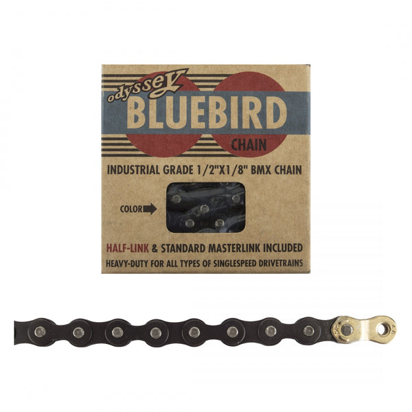 ODYSSEY 1/2x1/8 BLUEBIRD 1s BLACK w/1/2LINK