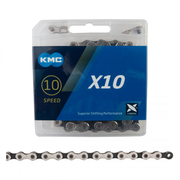 KMC X10 10s NP/BK 116L