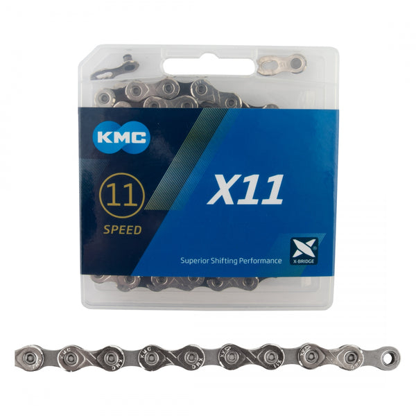 KMC X11 11s BK/SL 118L