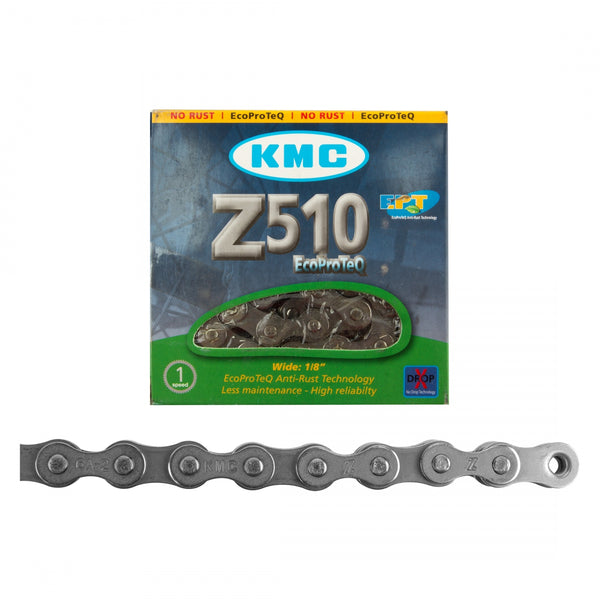 KMC Z1 WIDE EPT 1/2x1/8 1s SILVER 112L