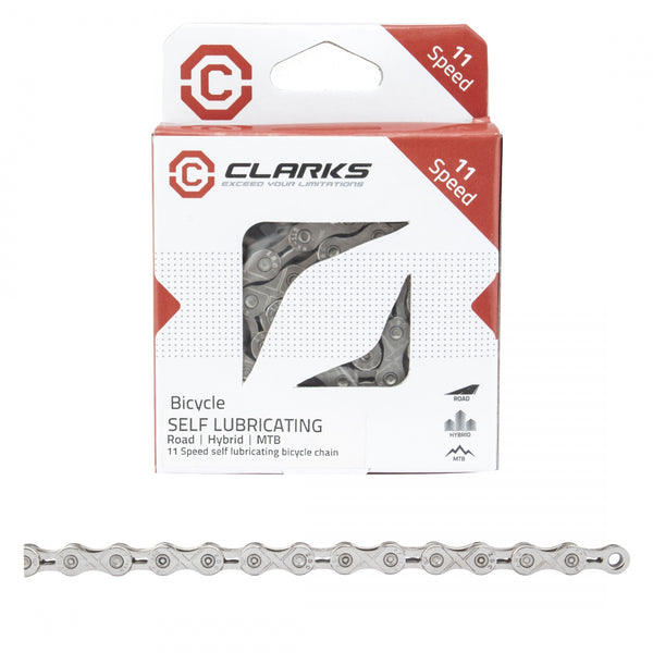 CLARKS SELF LUBE 11s SILVER 116L