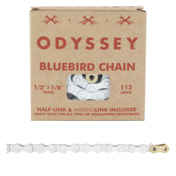 ODYSSEY 1/2x1/8 BLUEBIRD 1s WHITE w/1/2LINK