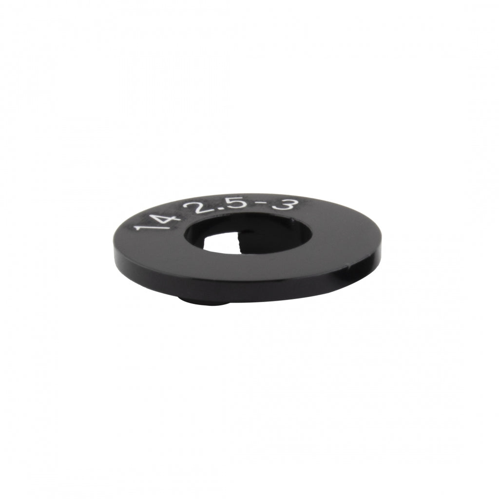 NON-ADJ AN CIRCLE JERKS ALLOY 14mmx2.5-3mm BLACK