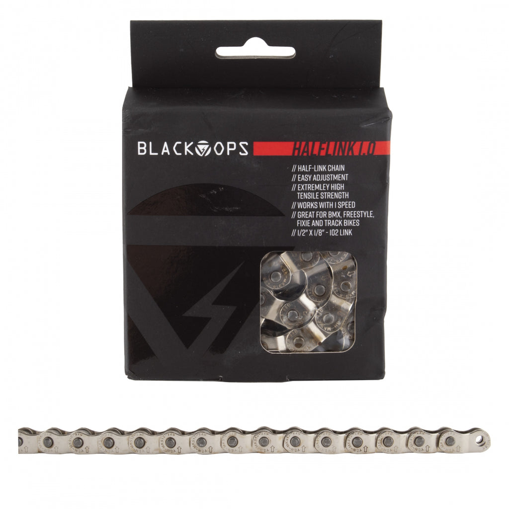 BLACK-OPS 1/2x1/8 HALF LINK 1.0 1s SILVER 102L