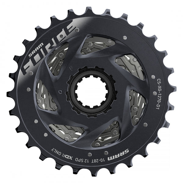 SRAM XG1270 D1 10-28 12s XDR SILVER FORCE AXS