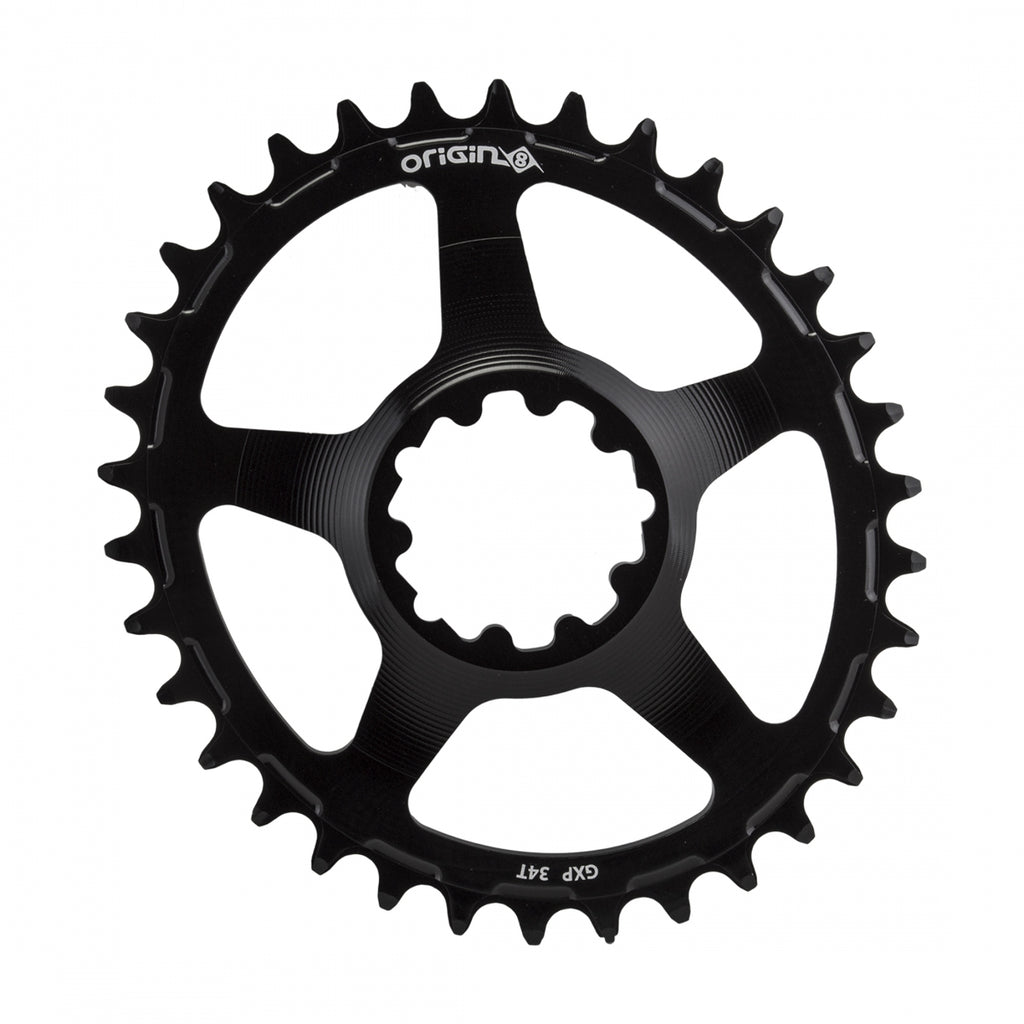 ORIGIN 8 HOLDFAST OVAL DIRECT FOR GXP 34T 10/11/12s BLACK
