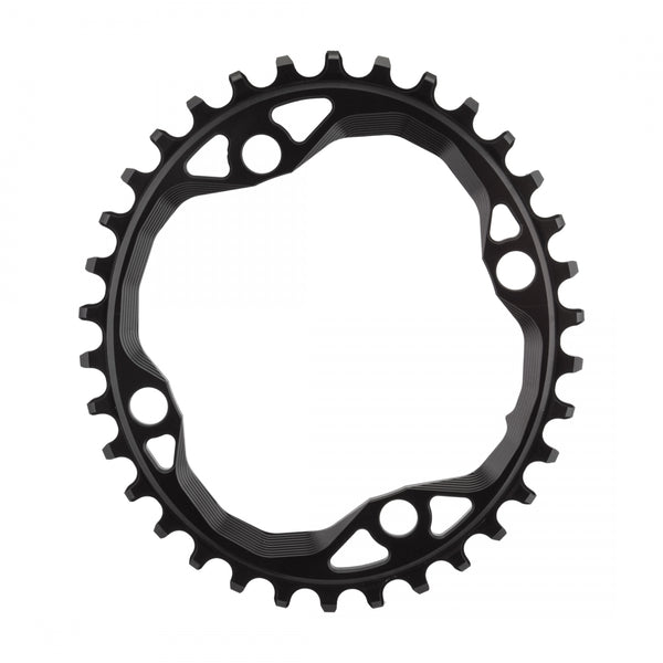 ABSOLUTEBLACK OVAL 104mm 34T 4B BLACK