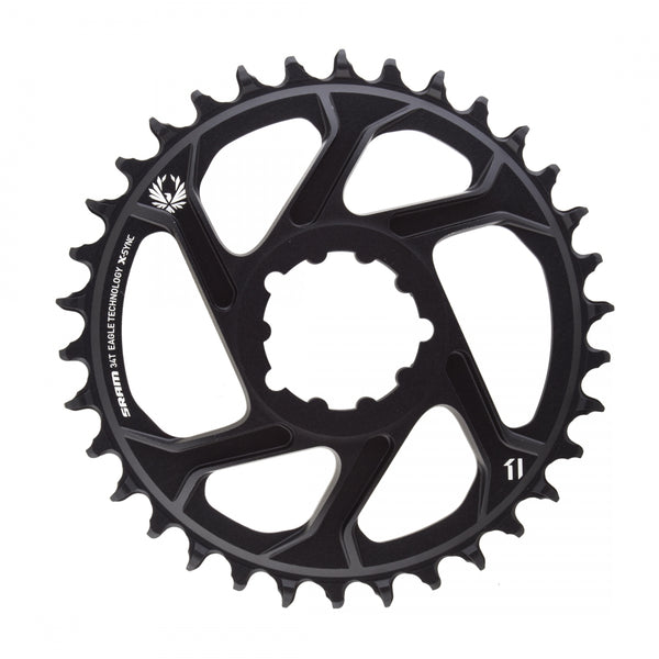 SRAM 34T DIRECT 6mm BLACK 12s GXP/BB30