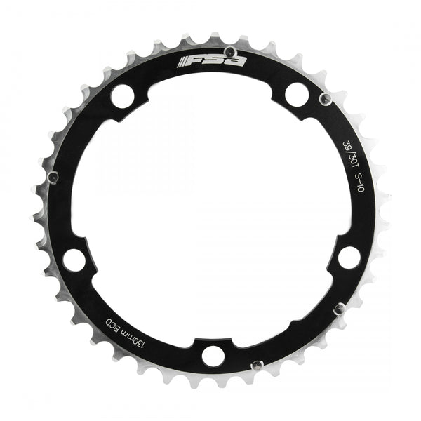 FSA ROAD PRO 130mm 39T 5B 10s BLACK TRIPLE