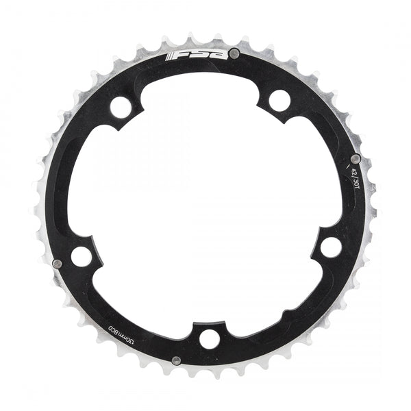 FSA ROAD PRO 130mm 42T 5B 9/10s BLACK TRIPLE