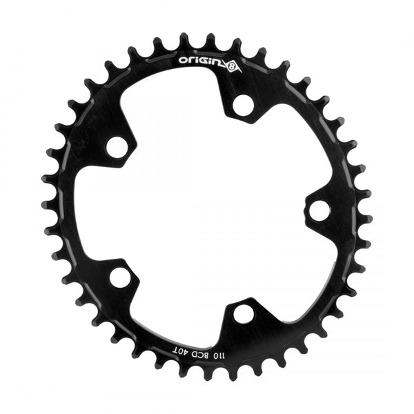 ORIGIN 8 HOLDFAST OVAL FOR SRAM 110mm 40T 10/11s 5B BLACK