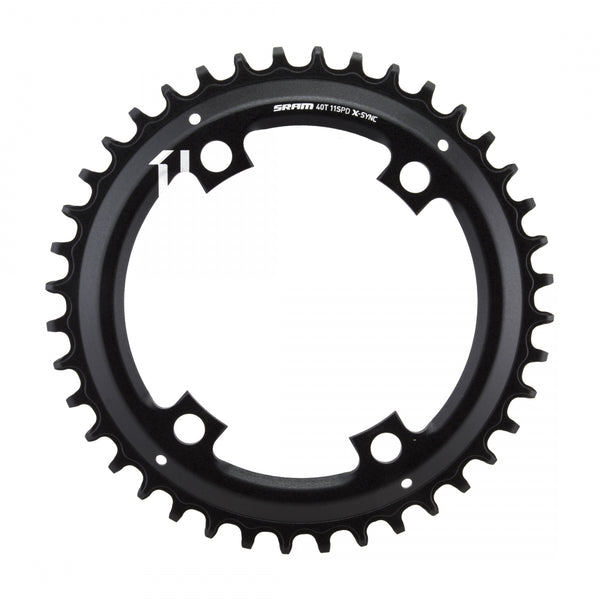 SRAM 40T XSYNC ASYM 4-bolt 110 11s BLACK