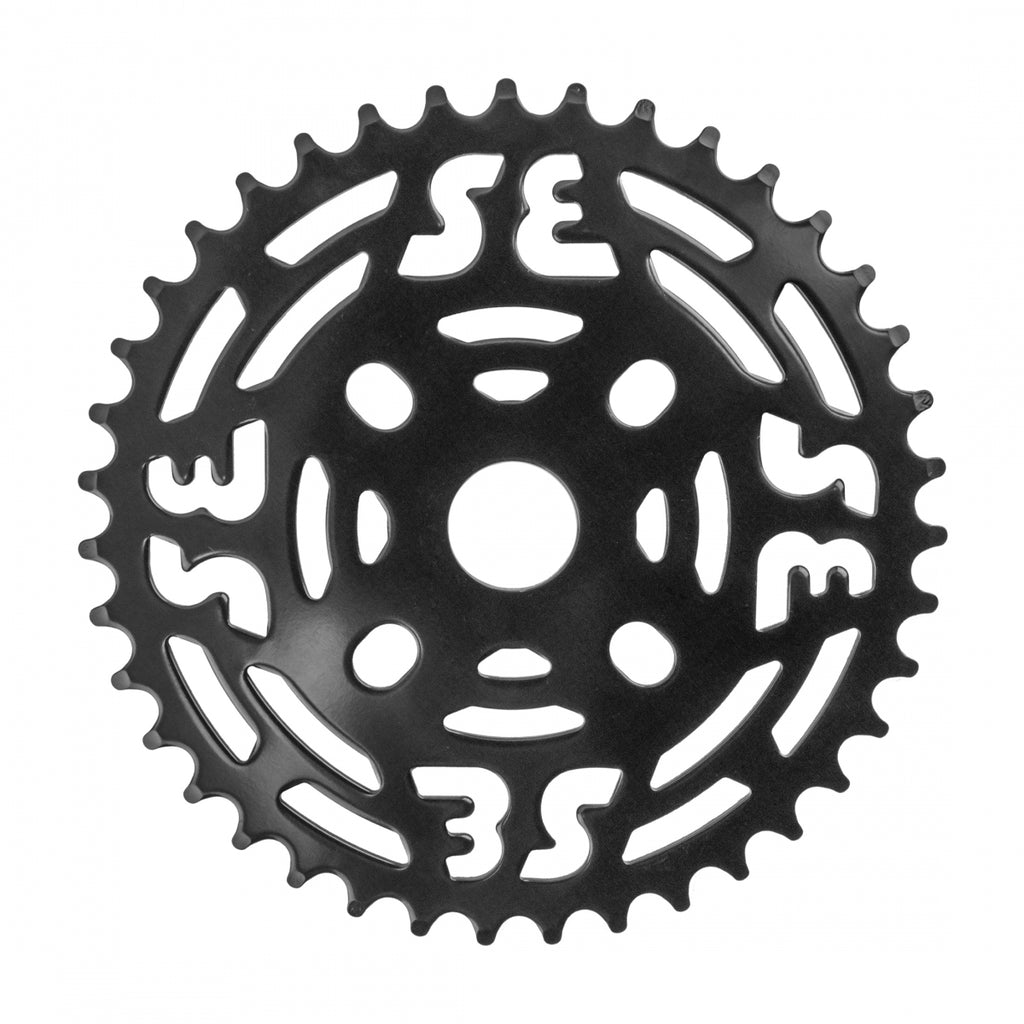 SE BIKES 1pc 39T 1/8 STEEL BLACK
