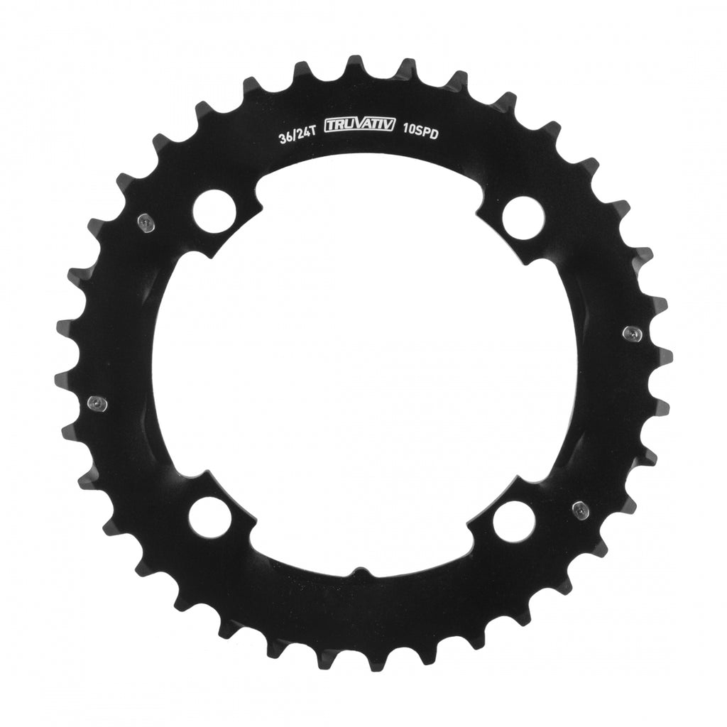 SRAM 36T 104mm 2x10 36/24 ALLOY BLACK