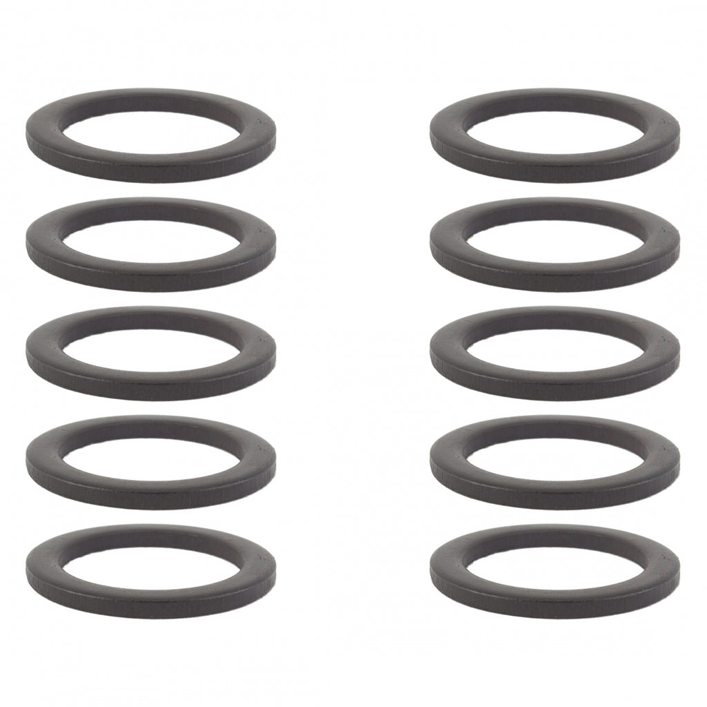AXLE WASHER BLACK-OPS 19mm 19.1x26x2.0mm BLACK BGof10