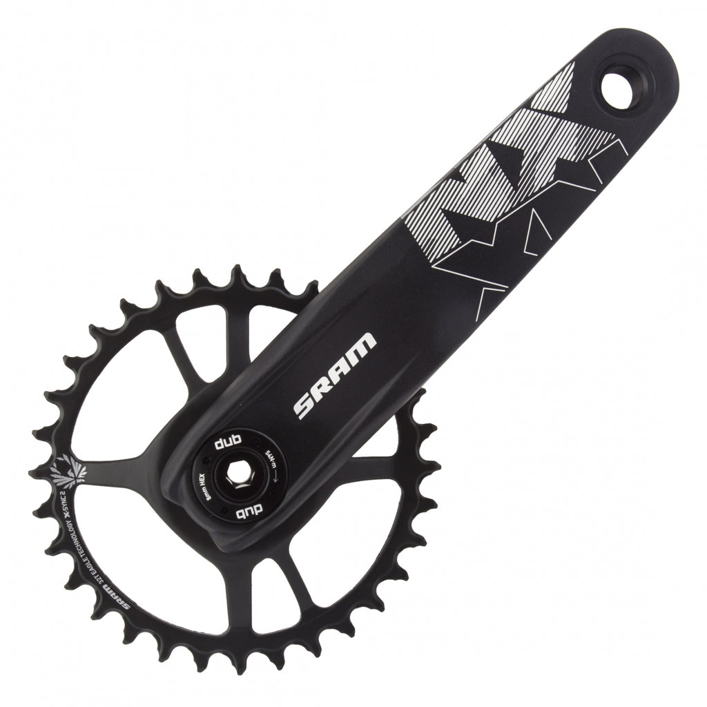 SRAM NX EAGLE 170x32 DM DUB XSYNC2 STEEL w/oCUPS BLACK 12s