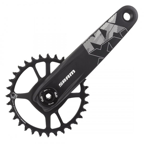 SRAM NX EAGLE 175x32 DM DUB XSYNC2 STEEL w/oCUPS BLACK 12s BOOST 148 COMPATIBLE