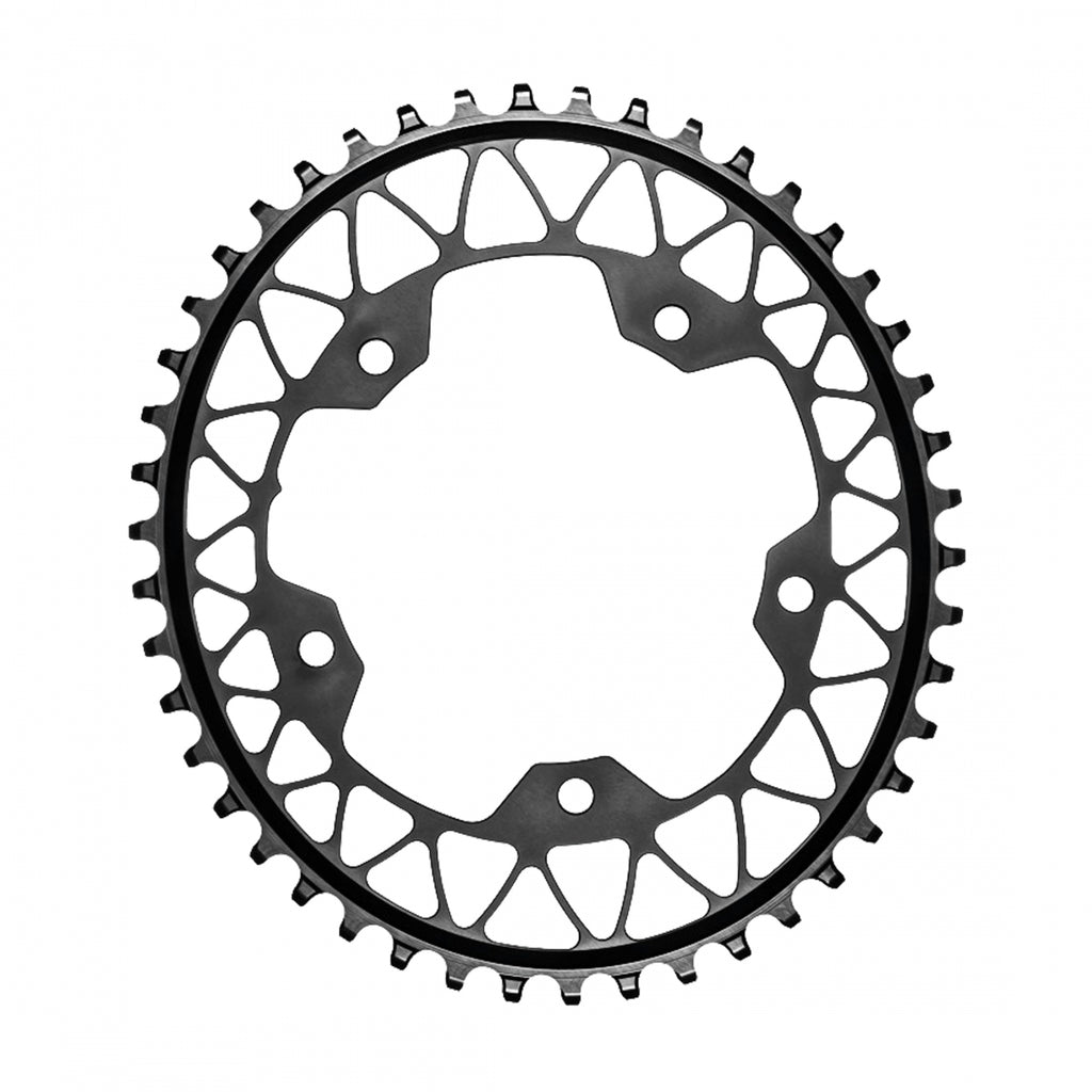 ABSOLUTEBLACK OVAL 110mm 46T 5B GRAVEL 1X BLACK