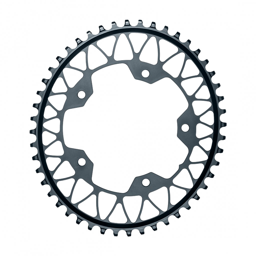 ABSOLUTEBLACK OVAL 110mm 50T 5B GRAVEL 1X GY