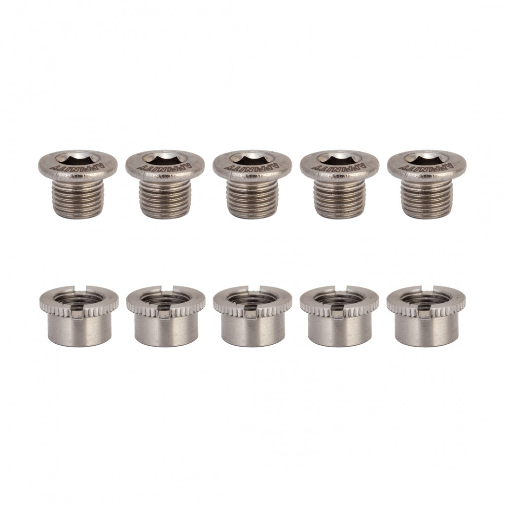BOLT SET AFFINITY SS TRACK SINGLE STEEL SILVER
