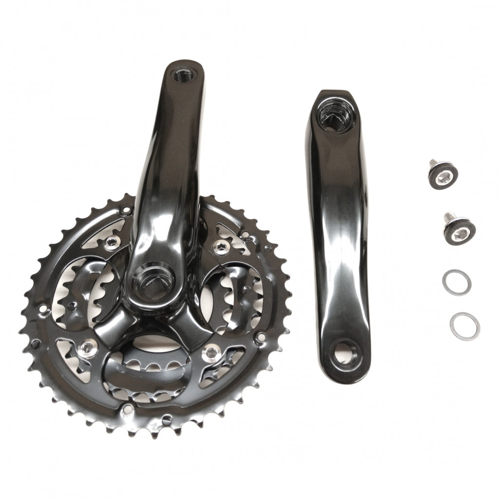 CRANK 170x42/32/22 SS-8336 STL-RING &CG ALY-ARM f/E-FAT-TAD BLACK