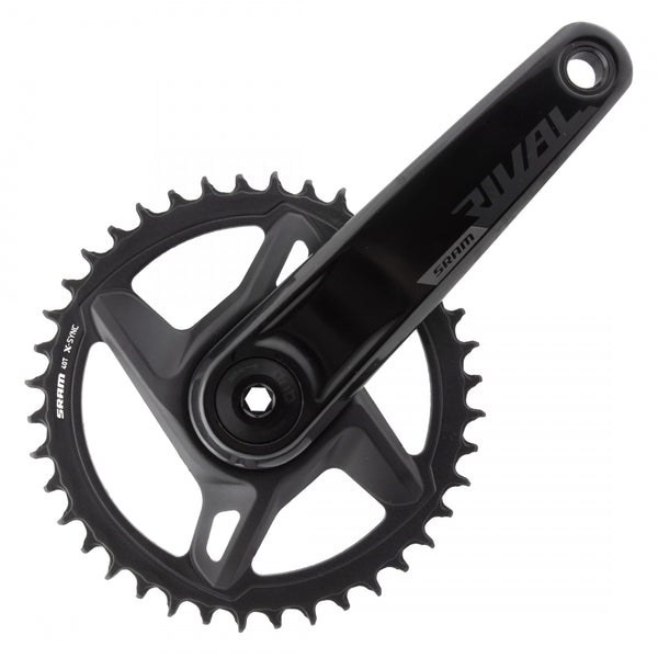 SRAM RIVAL 1X D1 165x40 DUB WIDE NoBB BLACK