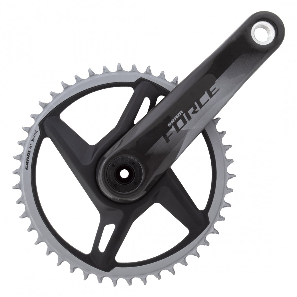 SRAM FORCE D1 165x46 DM DUB NoBB GLOSS-BK