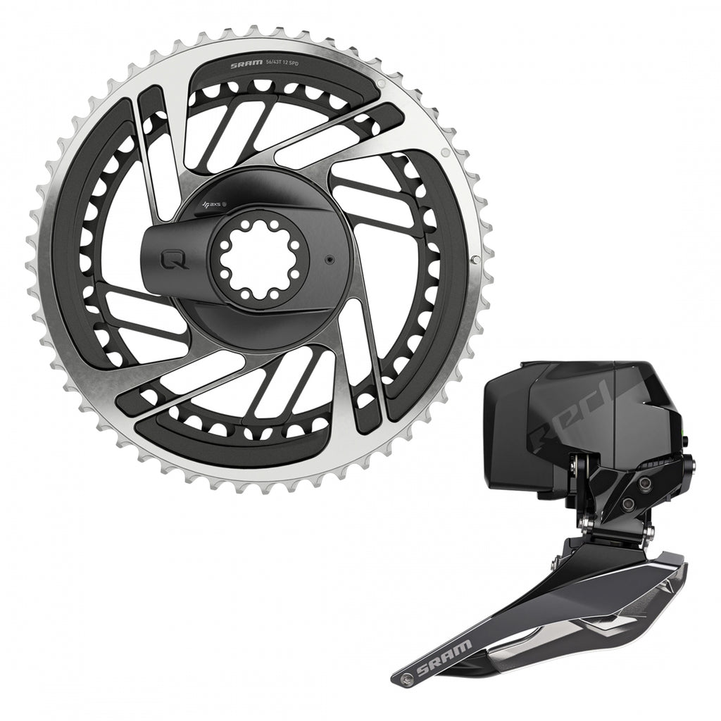 SRAM RED AXS POWERMETER 56/43DM w/RED FD AXS 2-POS BLACK